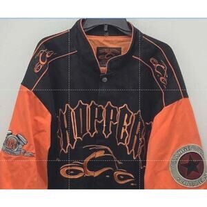 90s Orange County Choppers NY Heavy Embroidered Bomber Jacket Vintage $900